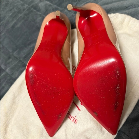 Christian Louboutin Tan Stiletto Heels - Picture 2 of 4
